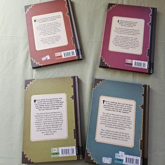 4 Minecraft Mojang Hardcover Books - Redstone, Combat, Beginner's & Construction - Picture 12 of 12